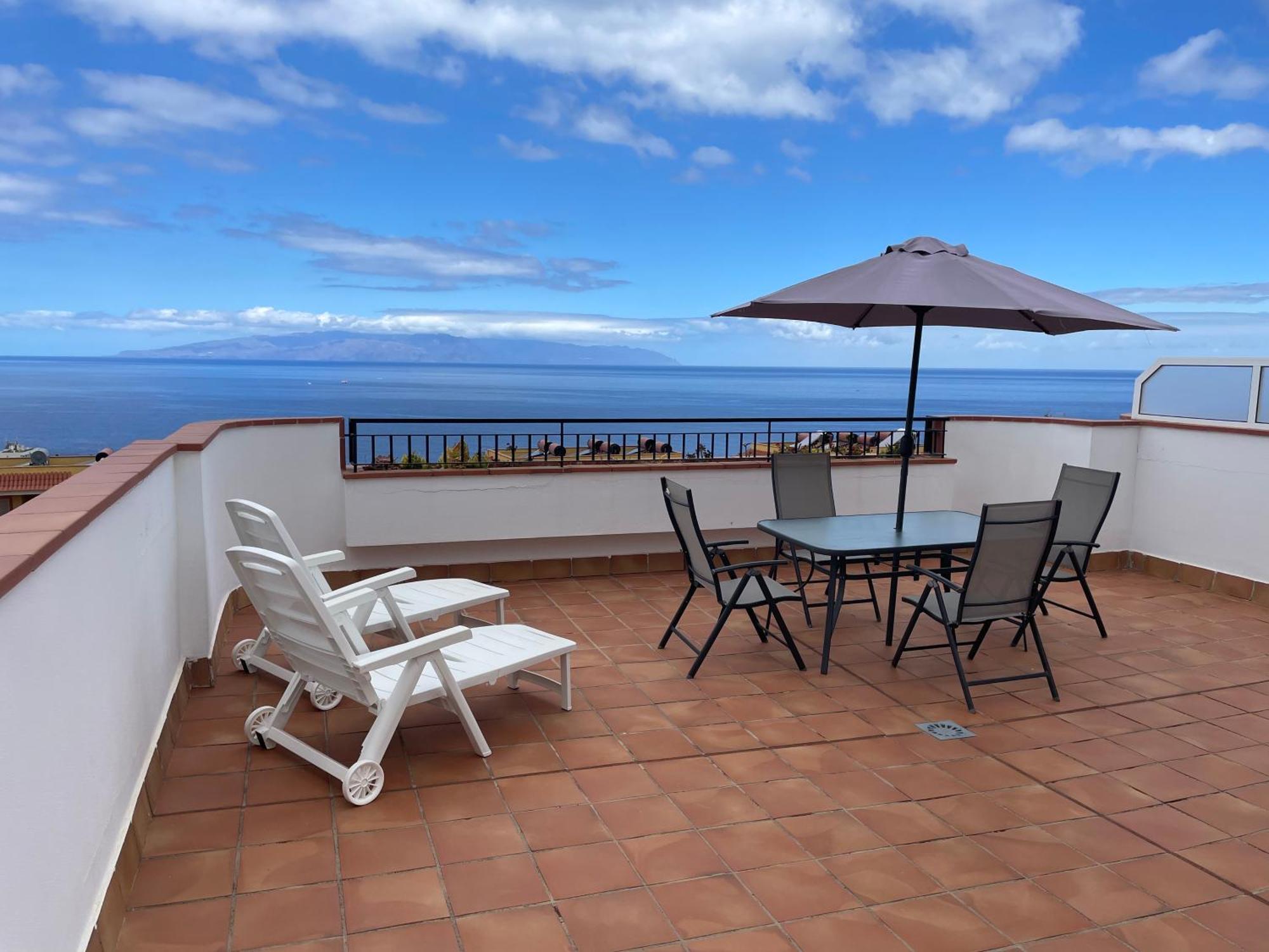Amazing Duplex With Large Terrace And Sea Views Apartment Пуерто де Сантяго Екстериор снимка
